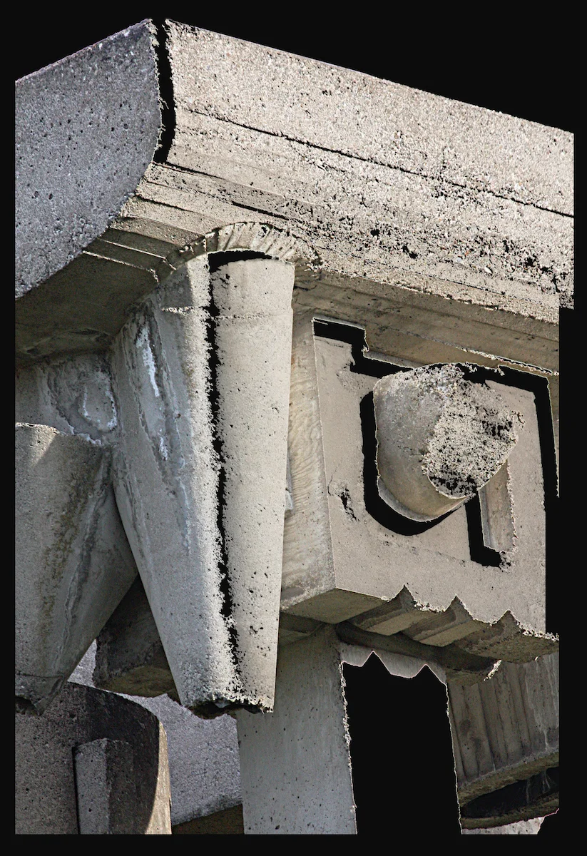 Cement Sculpture Abstract 24