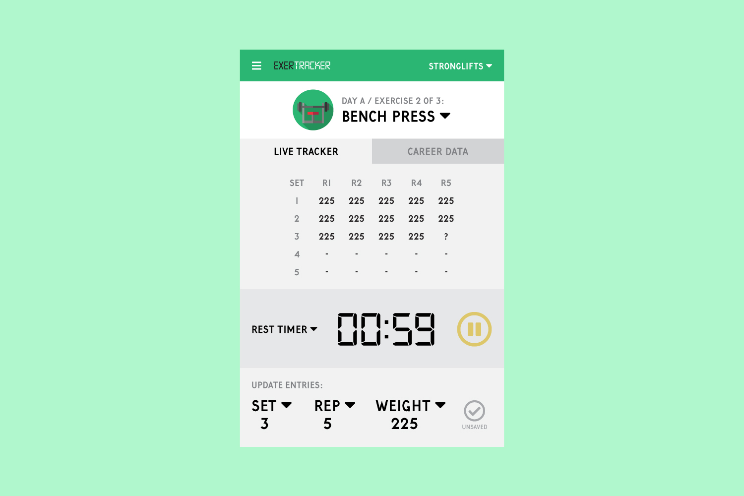 Day 41: Workout Tracker