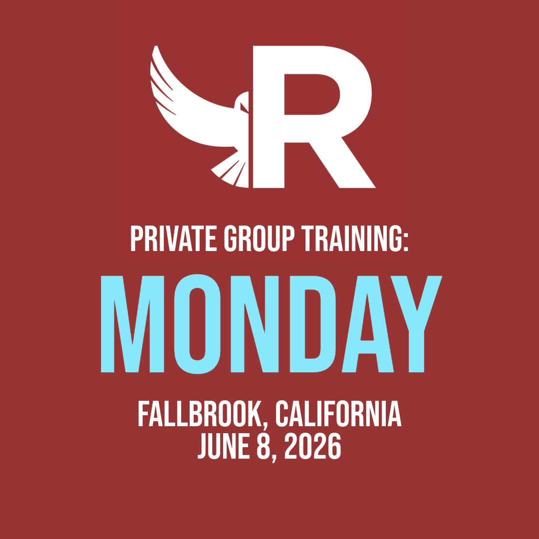 Private Group Training: MONDAY June 8, 2026 - Fallbrook, CA