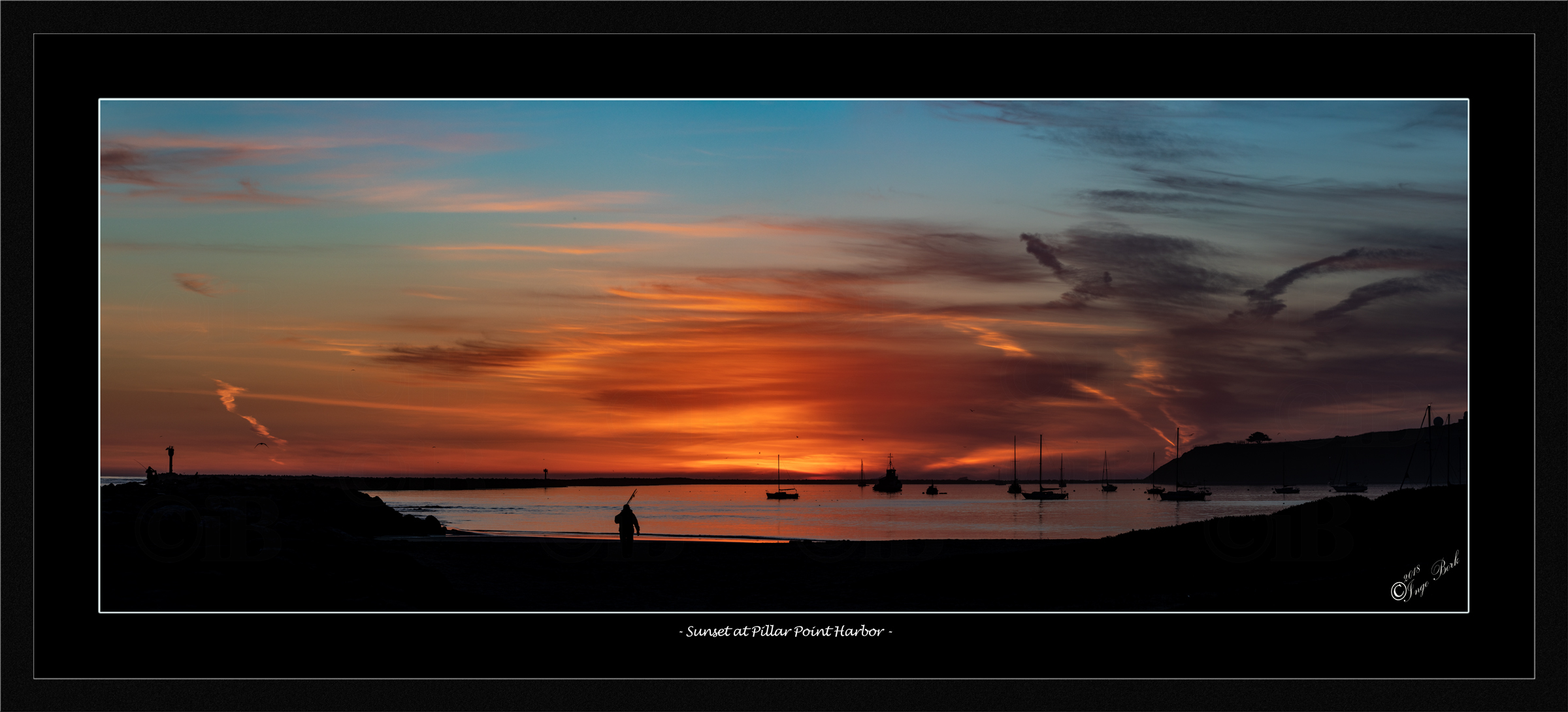 Sunset at Pillar Point Harbor