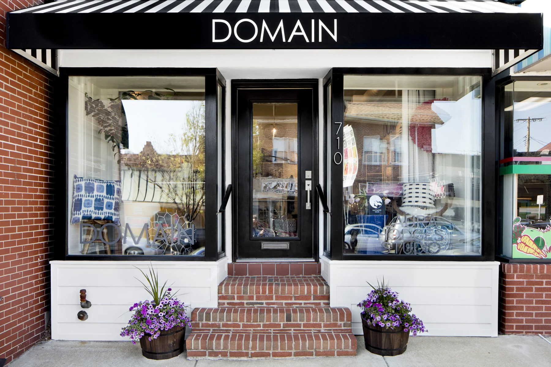 Domain: local and globally sourced fair trade and sustainable home decor, original art, gifts, and one-of-a-kind pieces.