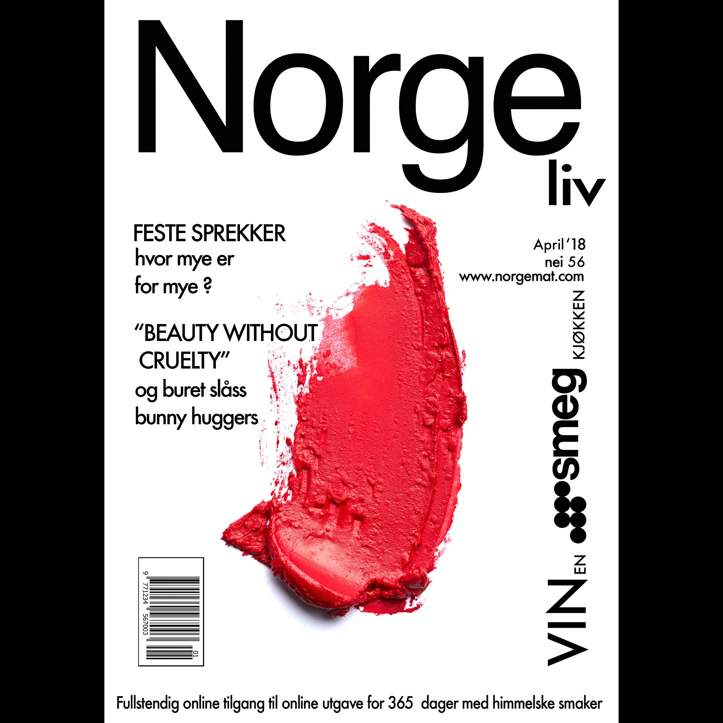 Make up Issue for Norgeliv Magazine