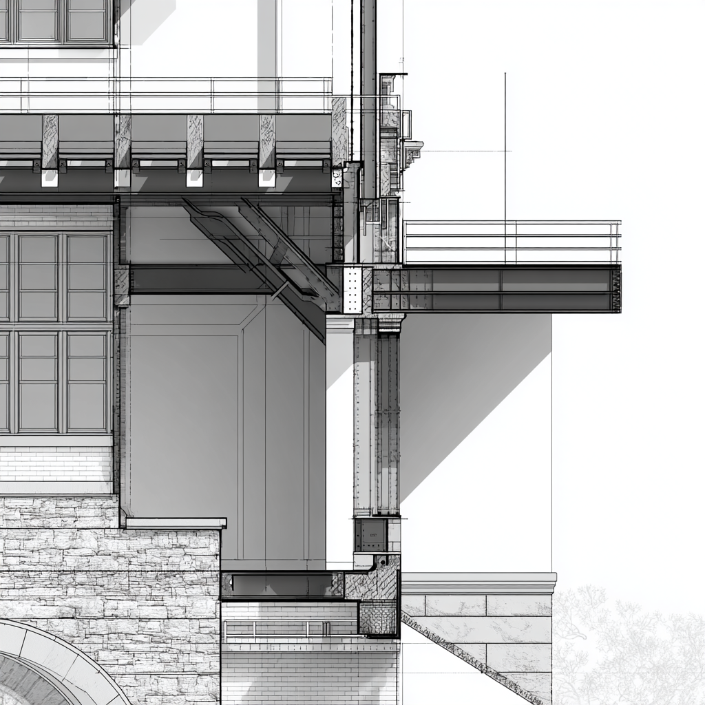 Architectural CAD drawing preview