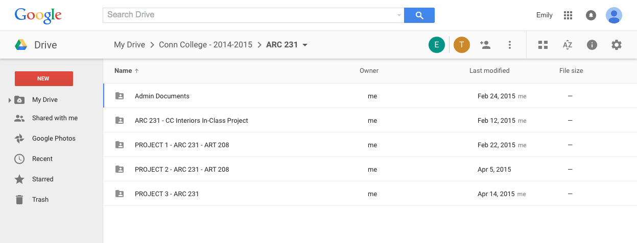 Google Drive’s folder sharing is intuitive and makes it easy to add/remove people.