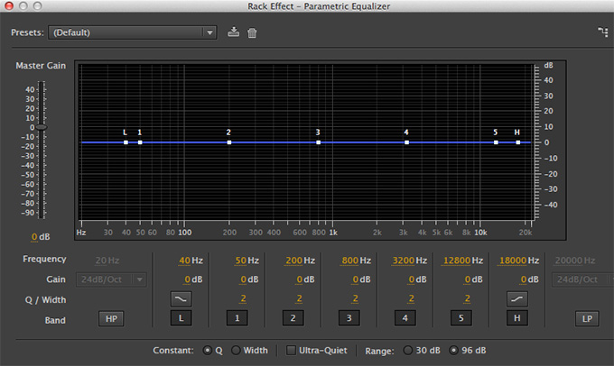 EQ in Adobe Audition