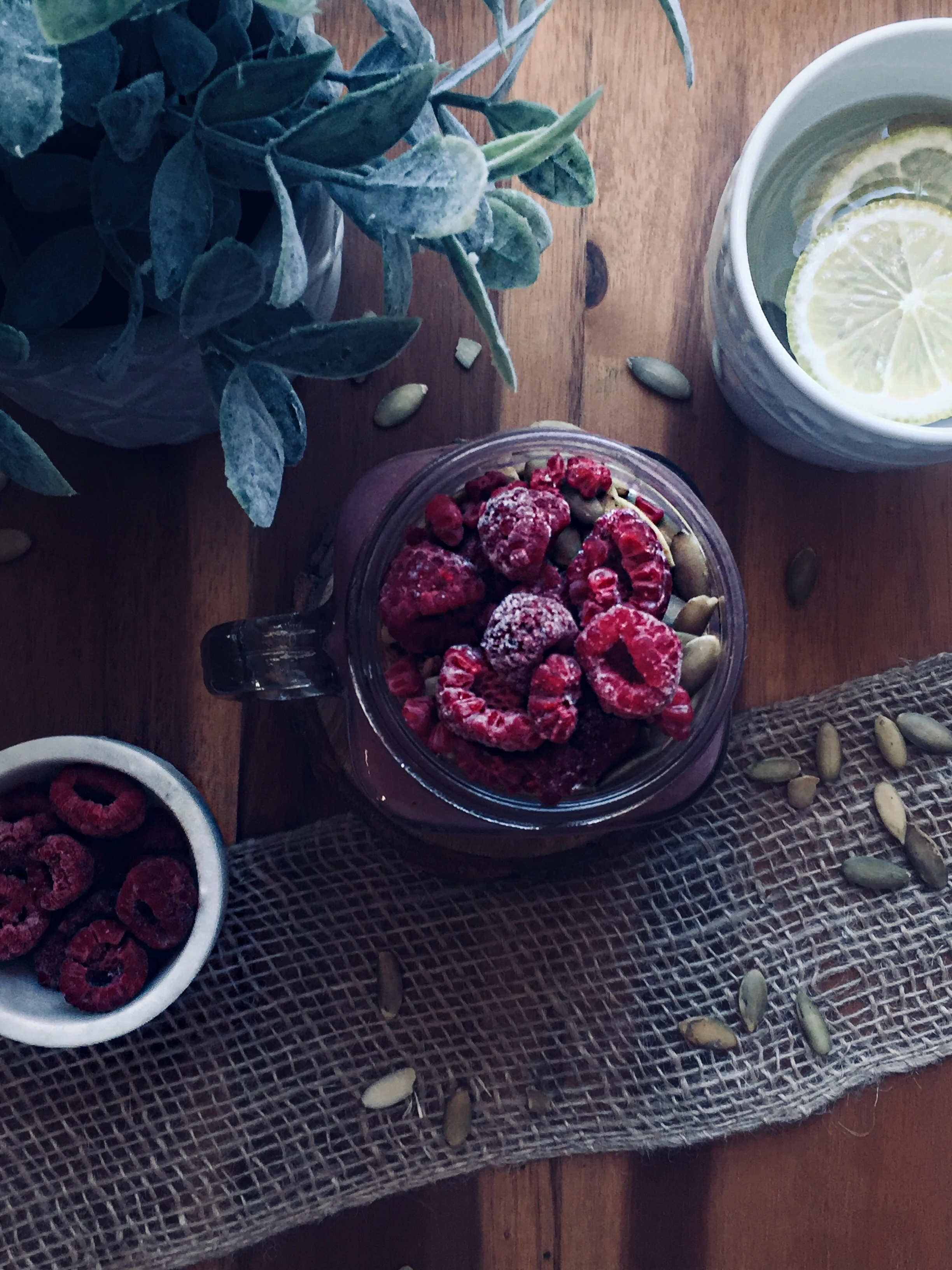 Chocolate Raspberry Smoothie