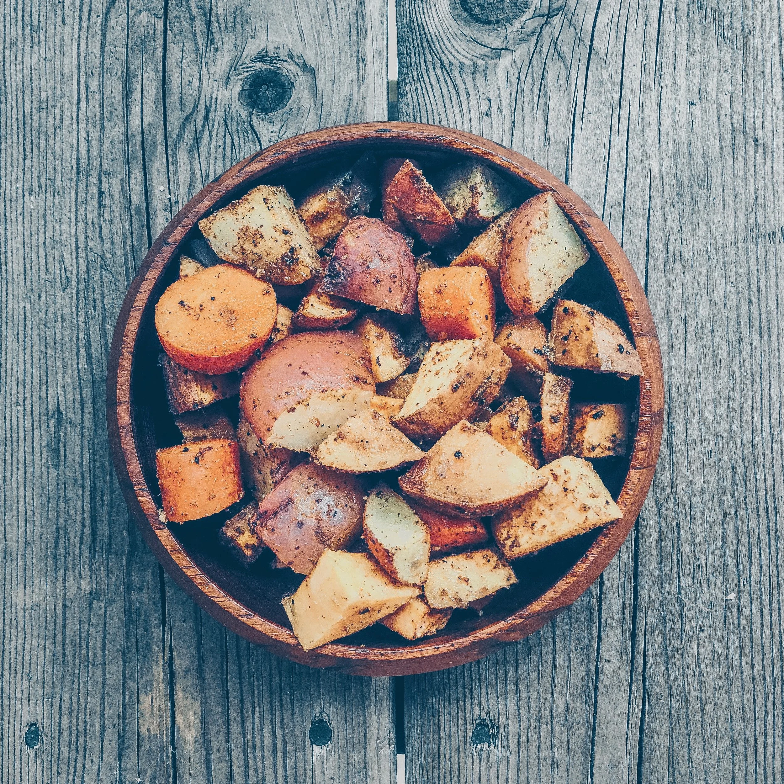 Curried Roasted Root Veggies