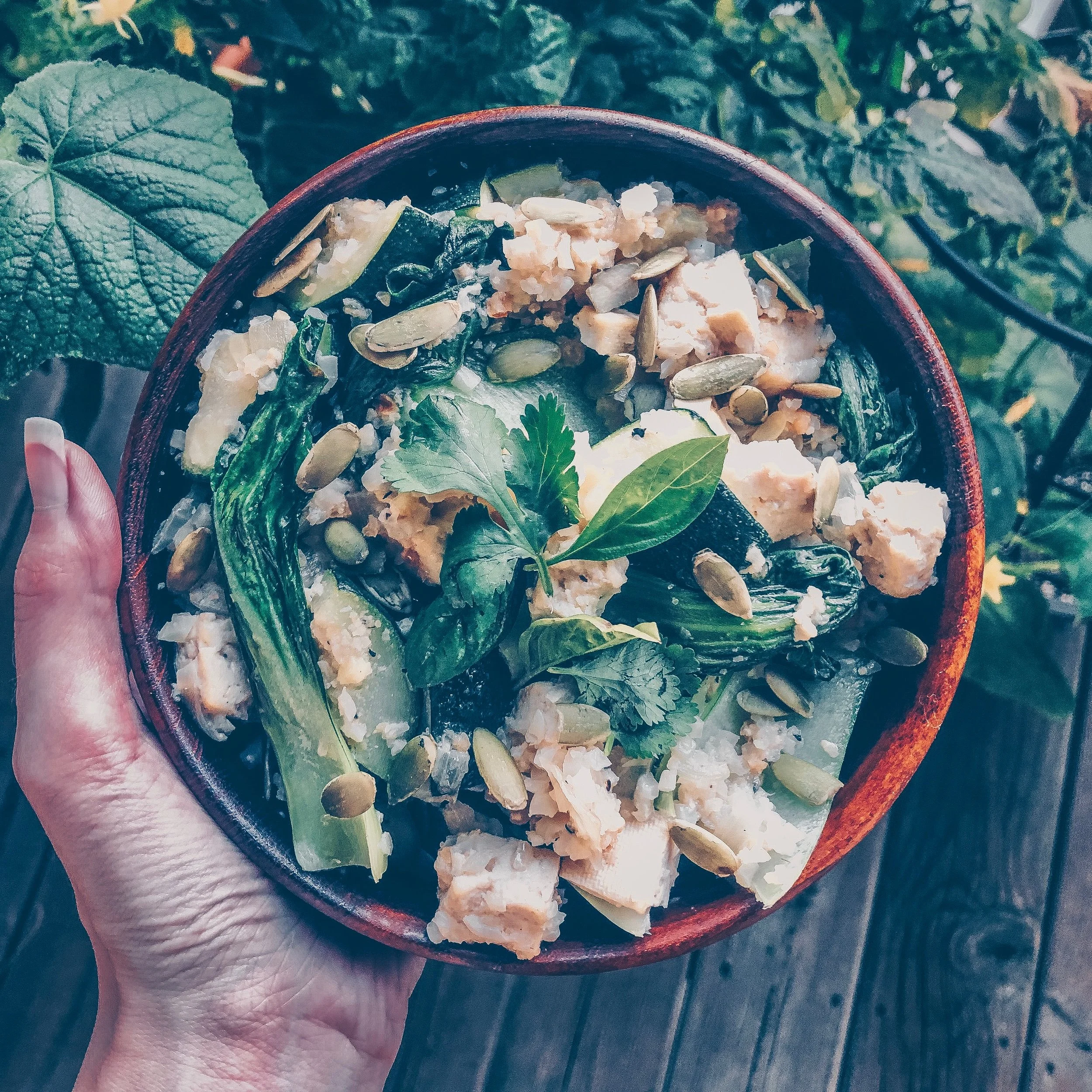 Veggie Asian Fusion w/ Cauliflower Rice