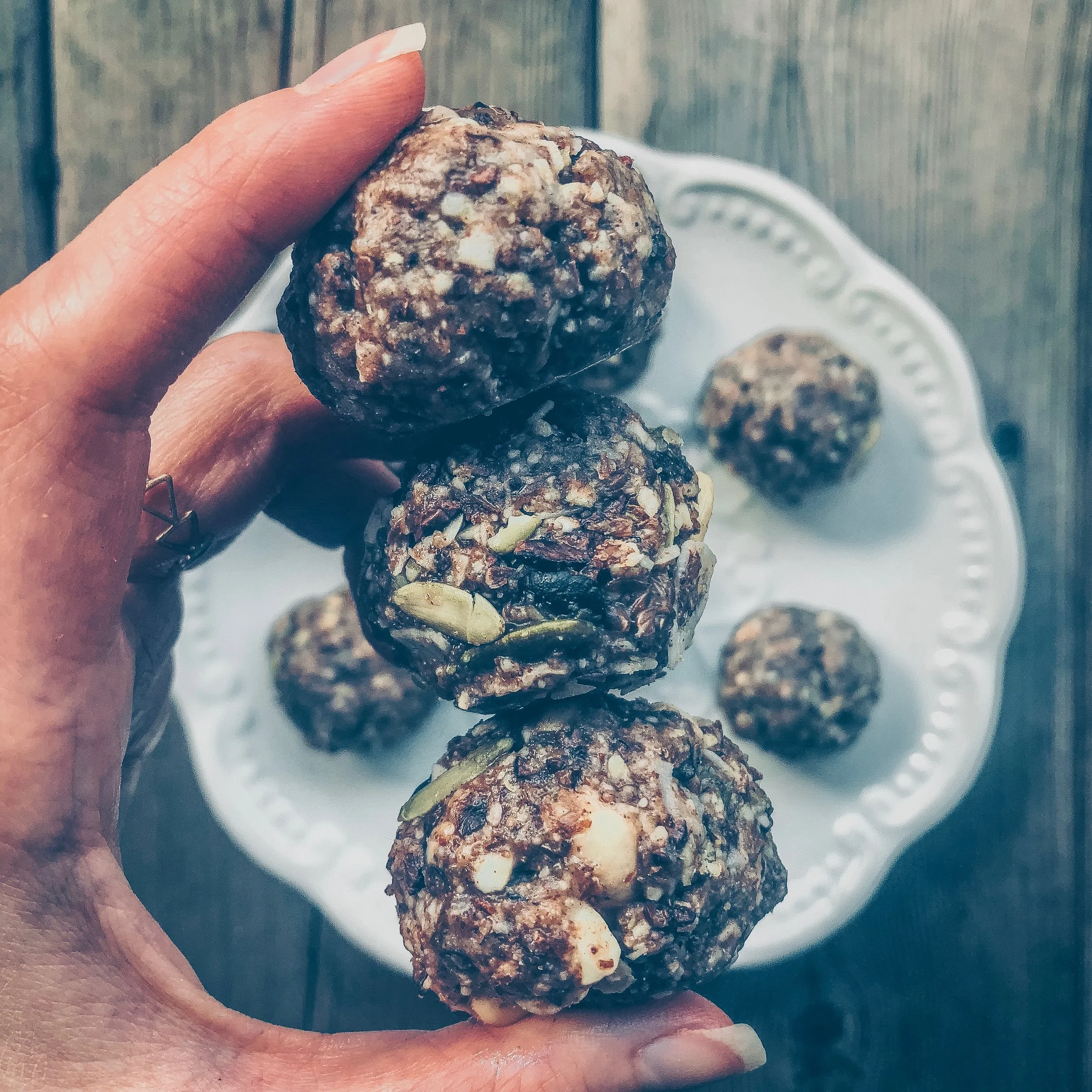 Pumpkin Flax Seed Bombs