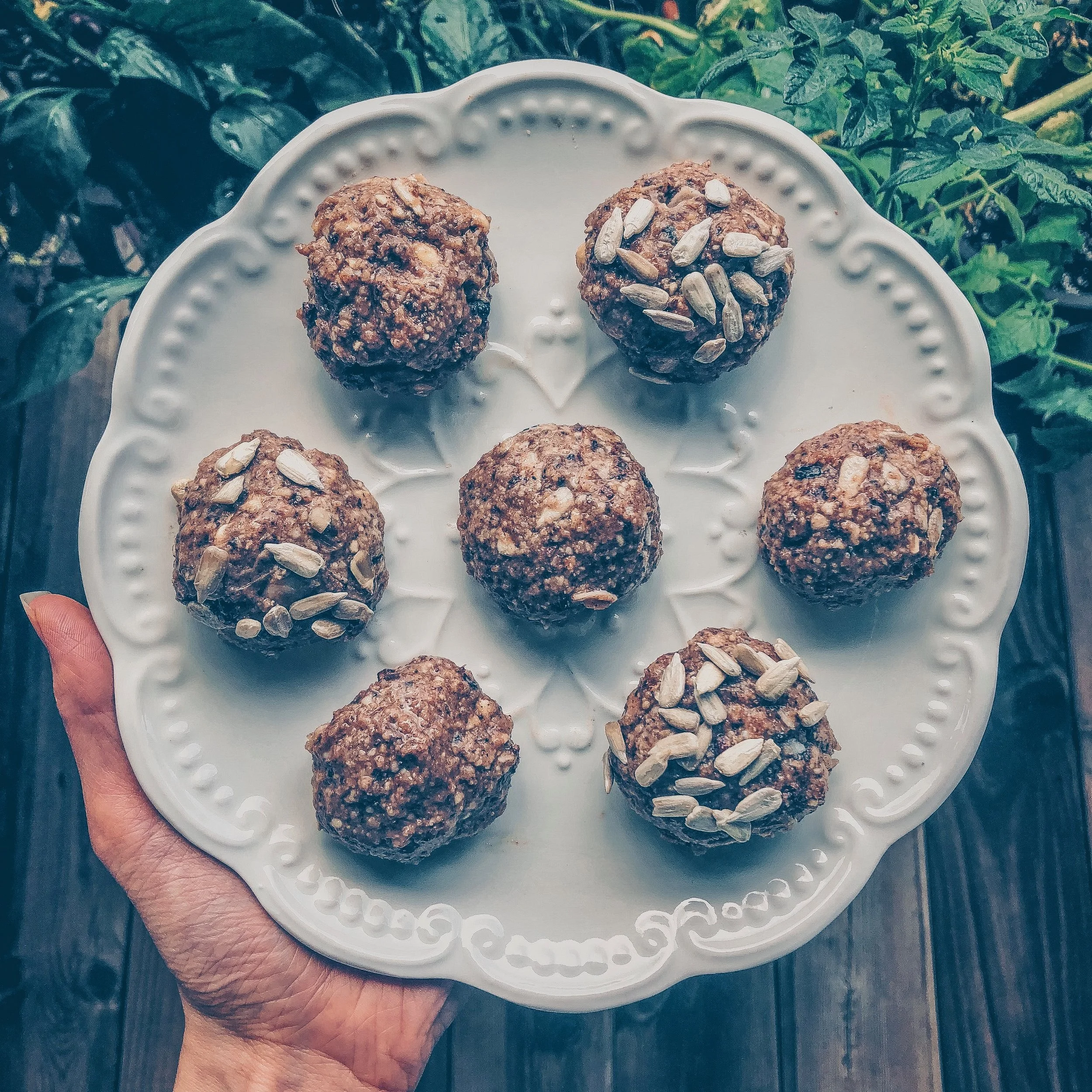 Sunflower Tahini Seed Bombs