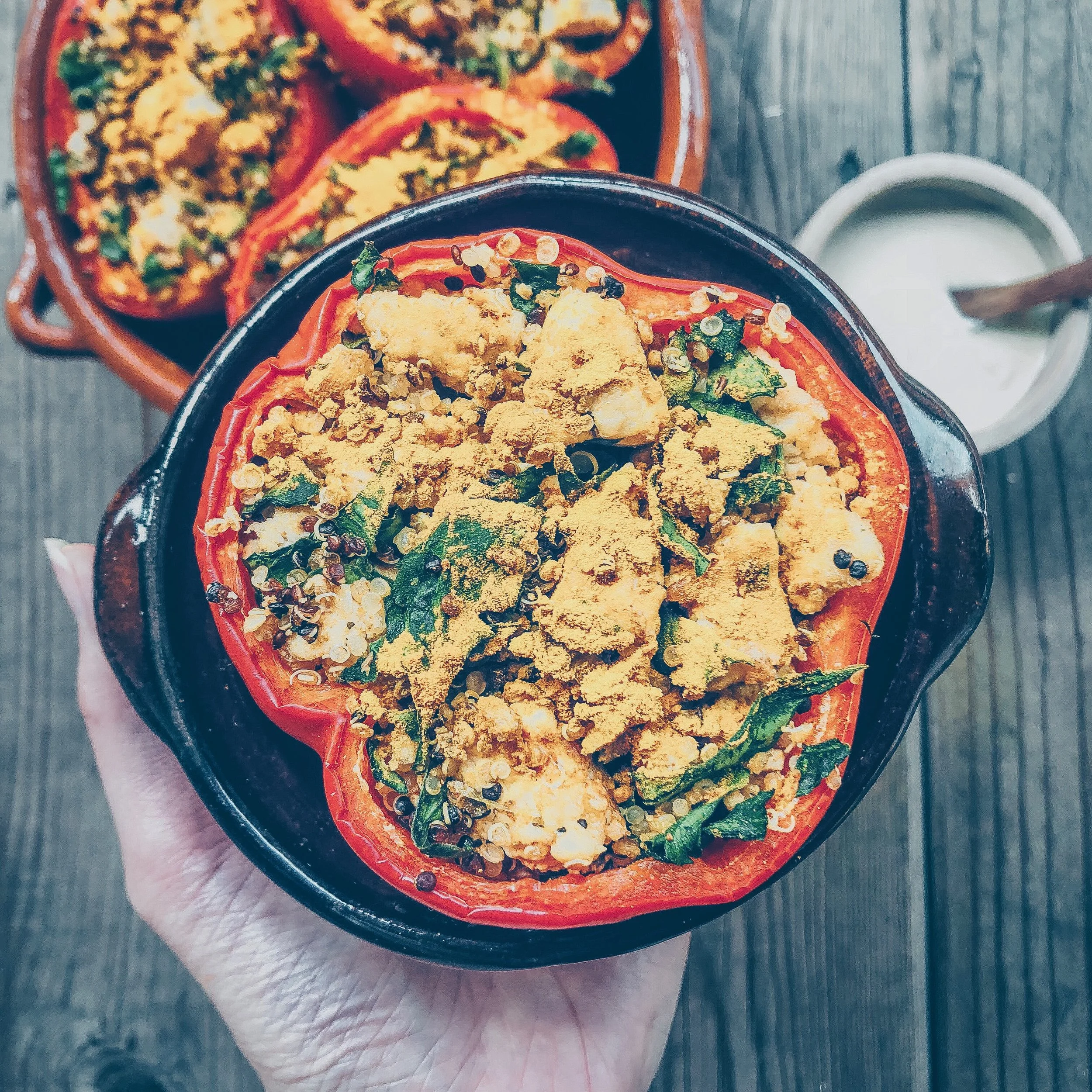 Quinoa Veggie Stuffed Peppers
