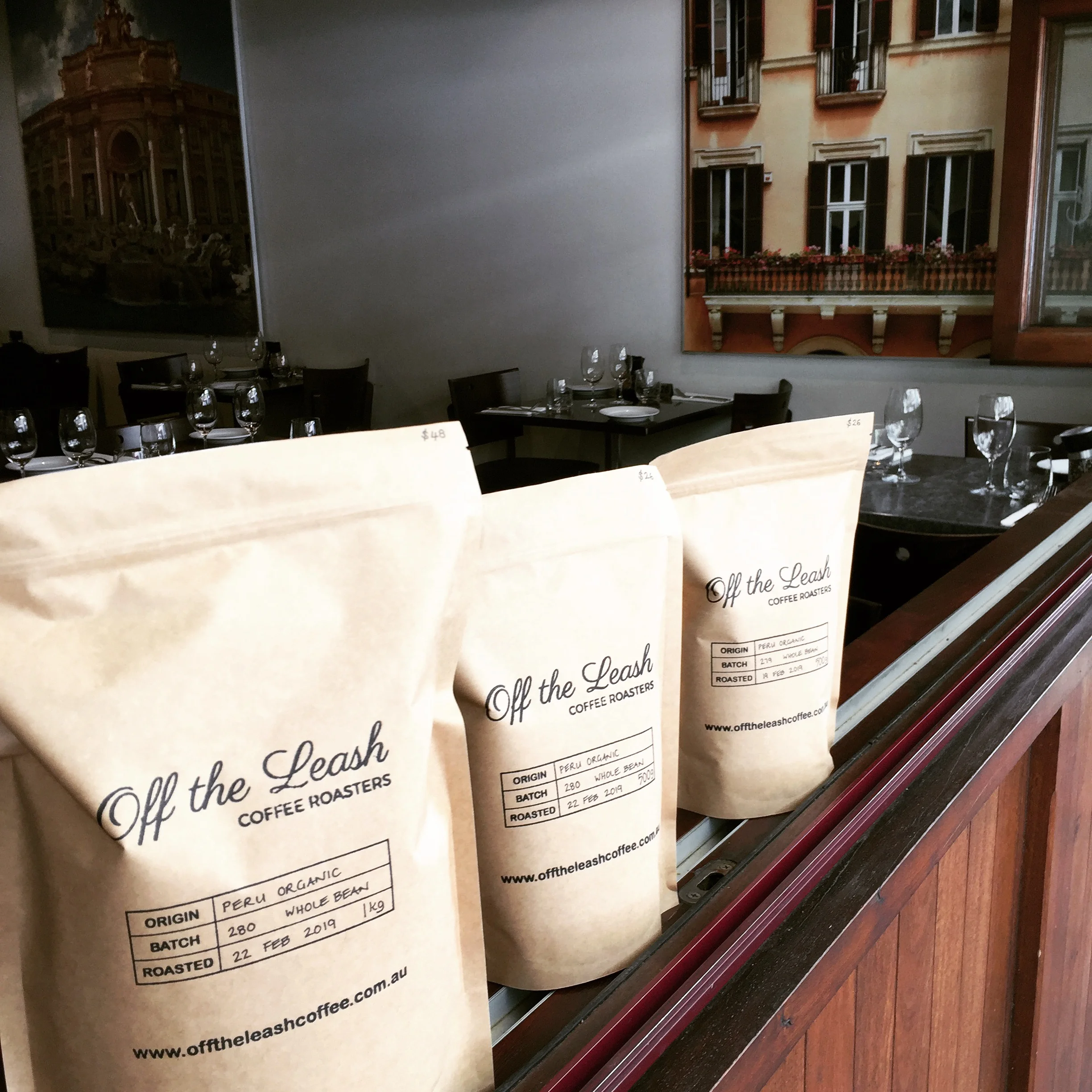 Fresh Roasted Coffee Beans Nicola's Ristorante Bunbury