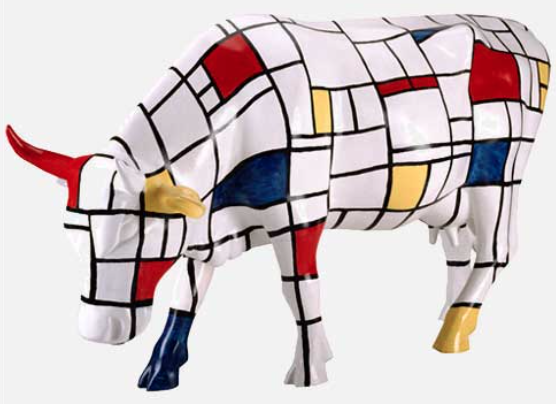 Moondrian. Photo credit: Cow Parade .