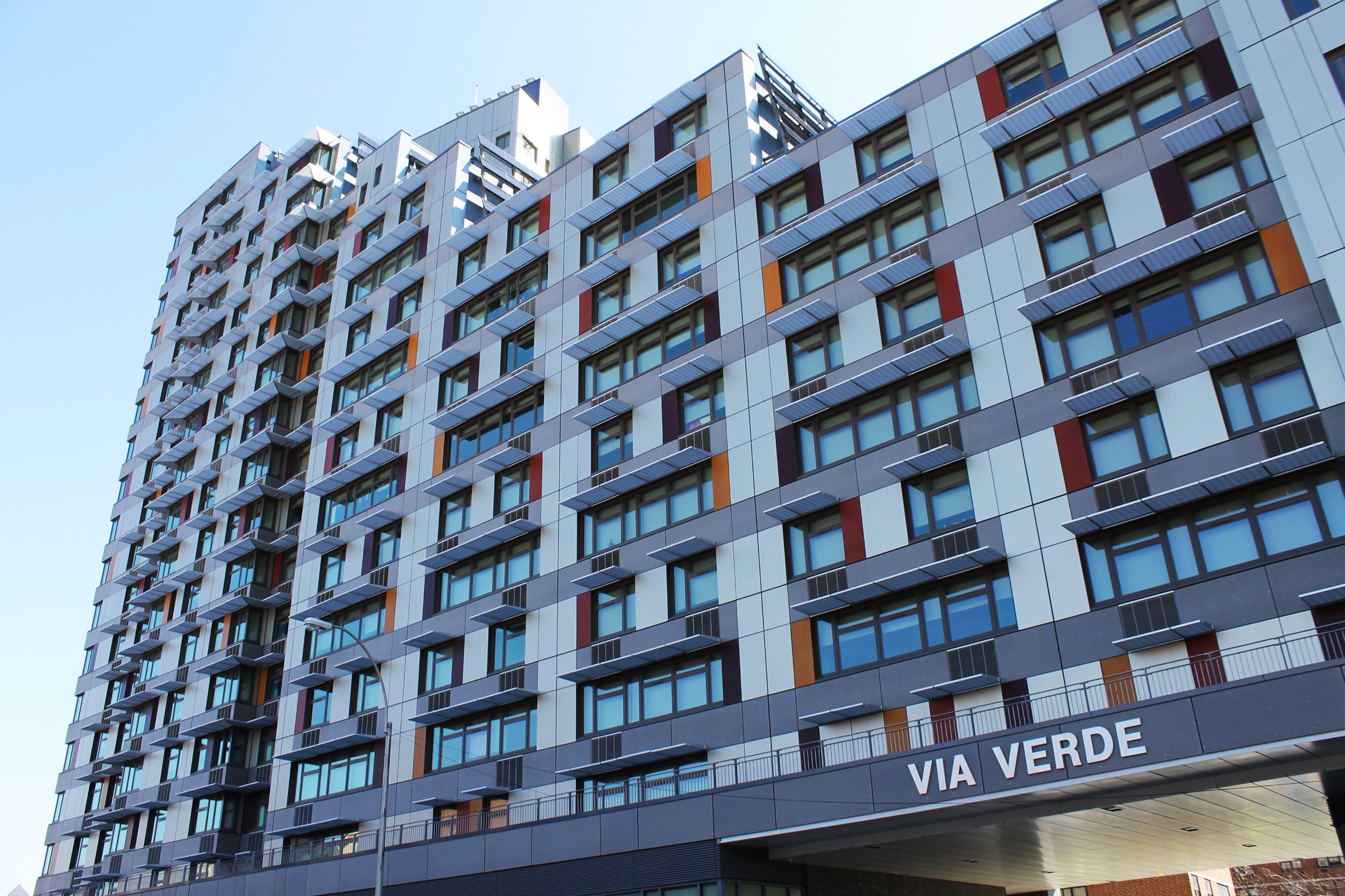 Via Verde Housing Complex, Bronx, NY - Designed by Grimshaw Architects and Dattner Architects (Photo by Jules Antonio)
