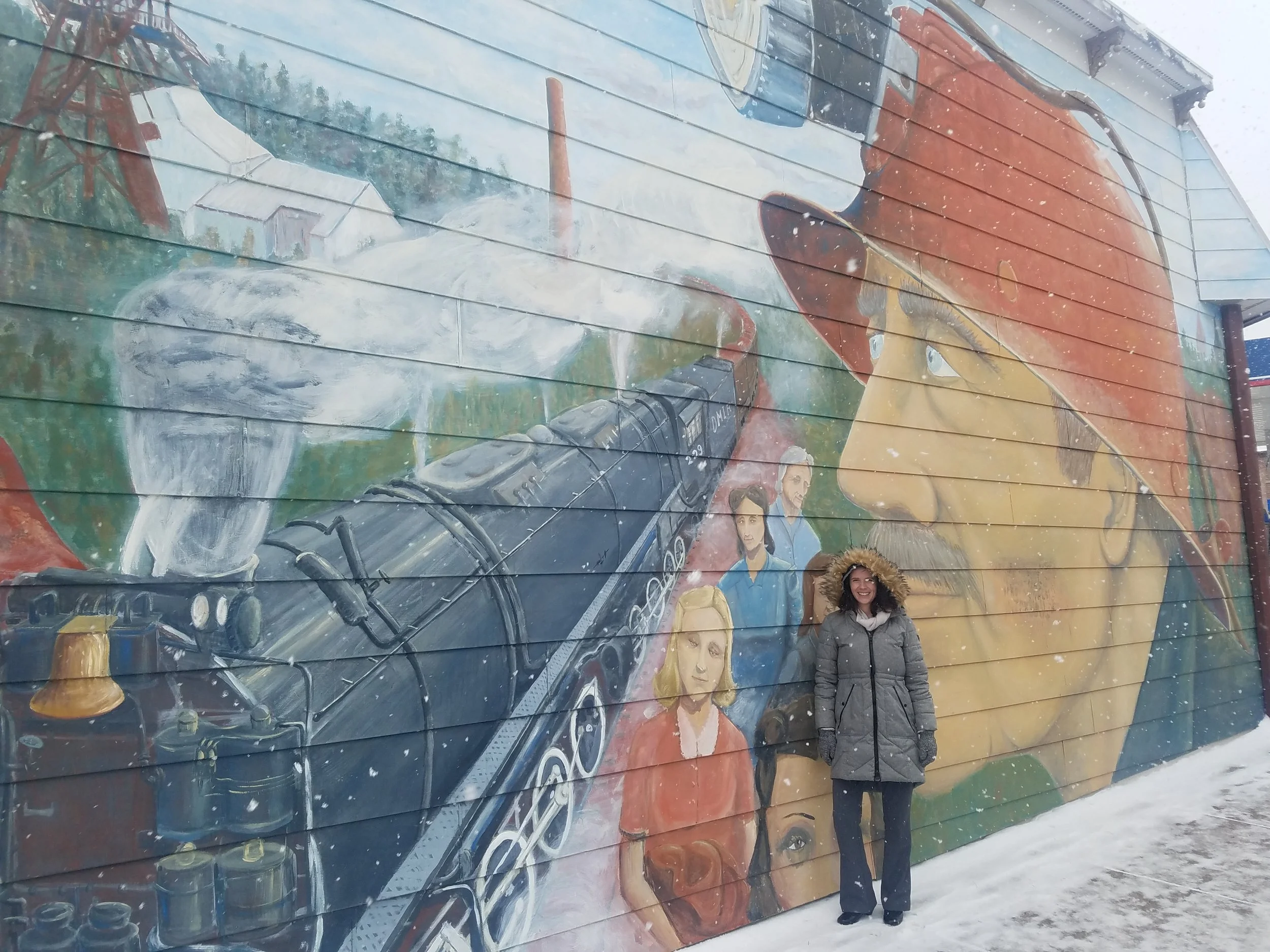 Leah in Ely (Jan 2018). Leah's parents met and married in Ely, where Leah's mom grew up and her dad had a cabin. They moved to Duluth after Steve was laid off from Reserve Mining in 1981. In 1987, he found employment at Northshore Mining in Silver Bay, settling their family in Two Harbors.