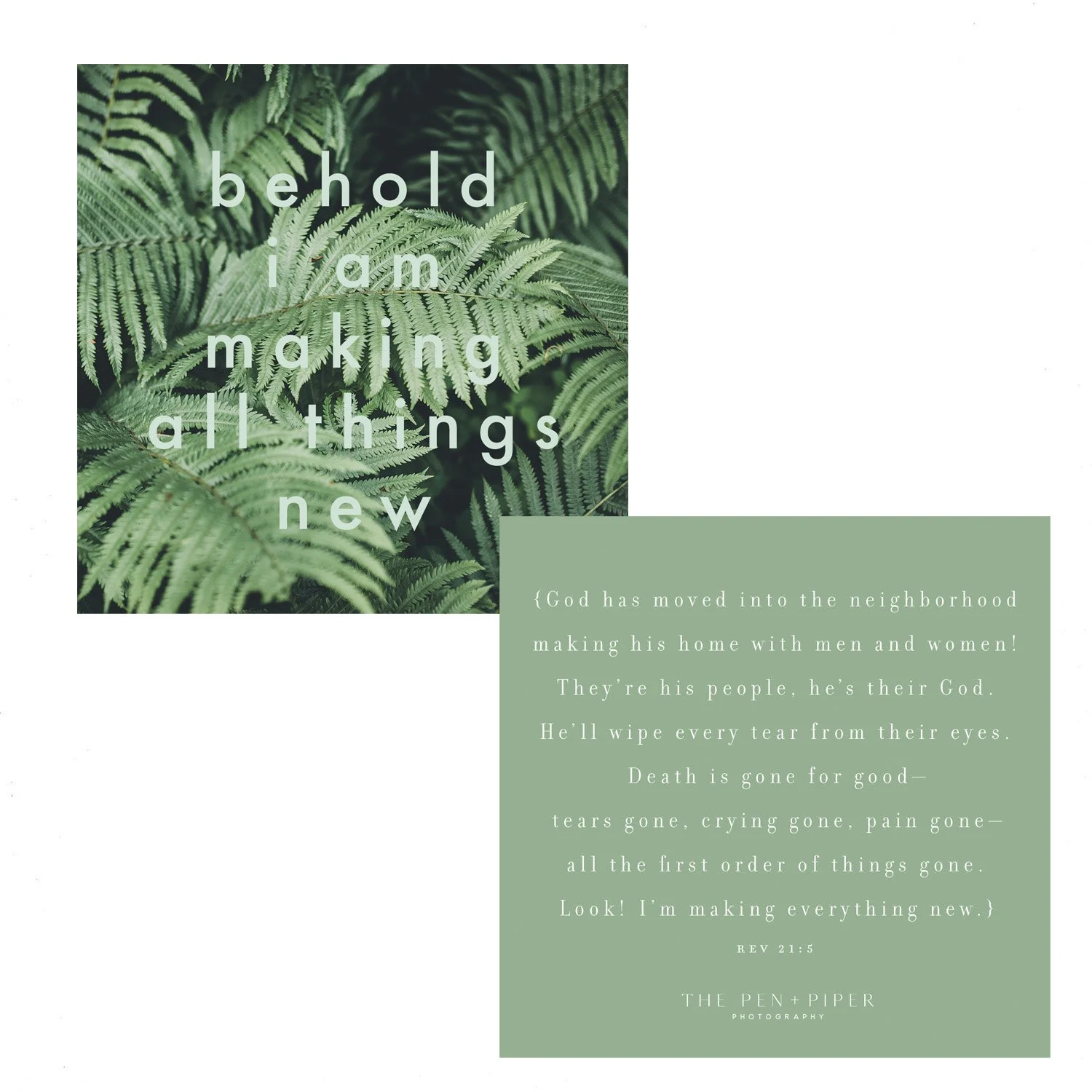 Scripture All Things New Art Acrylic