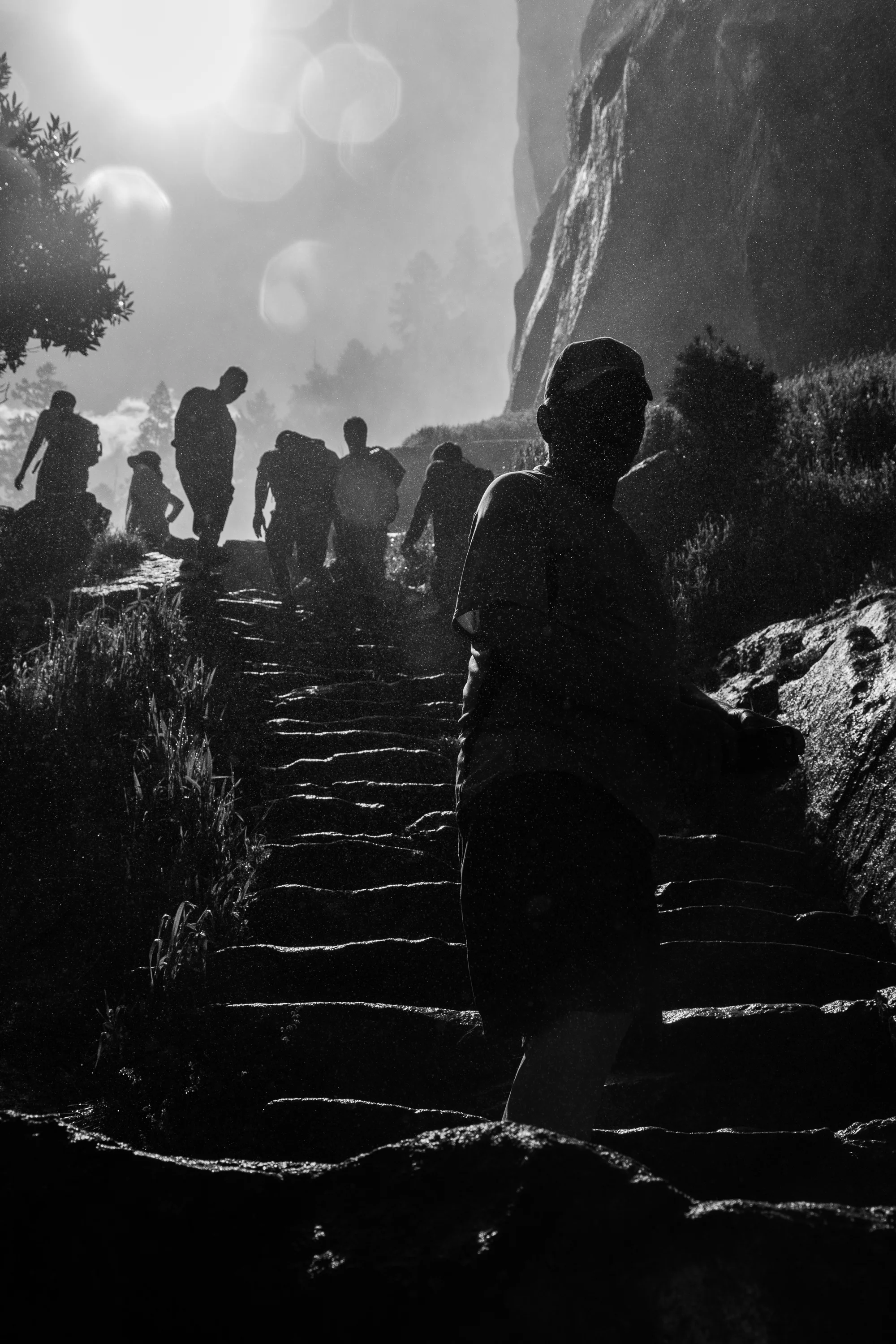 "Figures" - Vernal Falls, Yosemite Nat'l Park, California