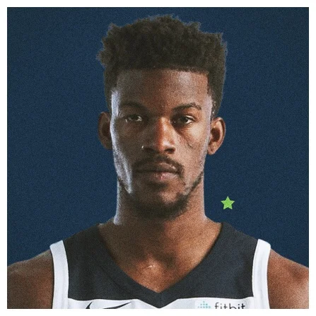 jbutler, green star.JPG