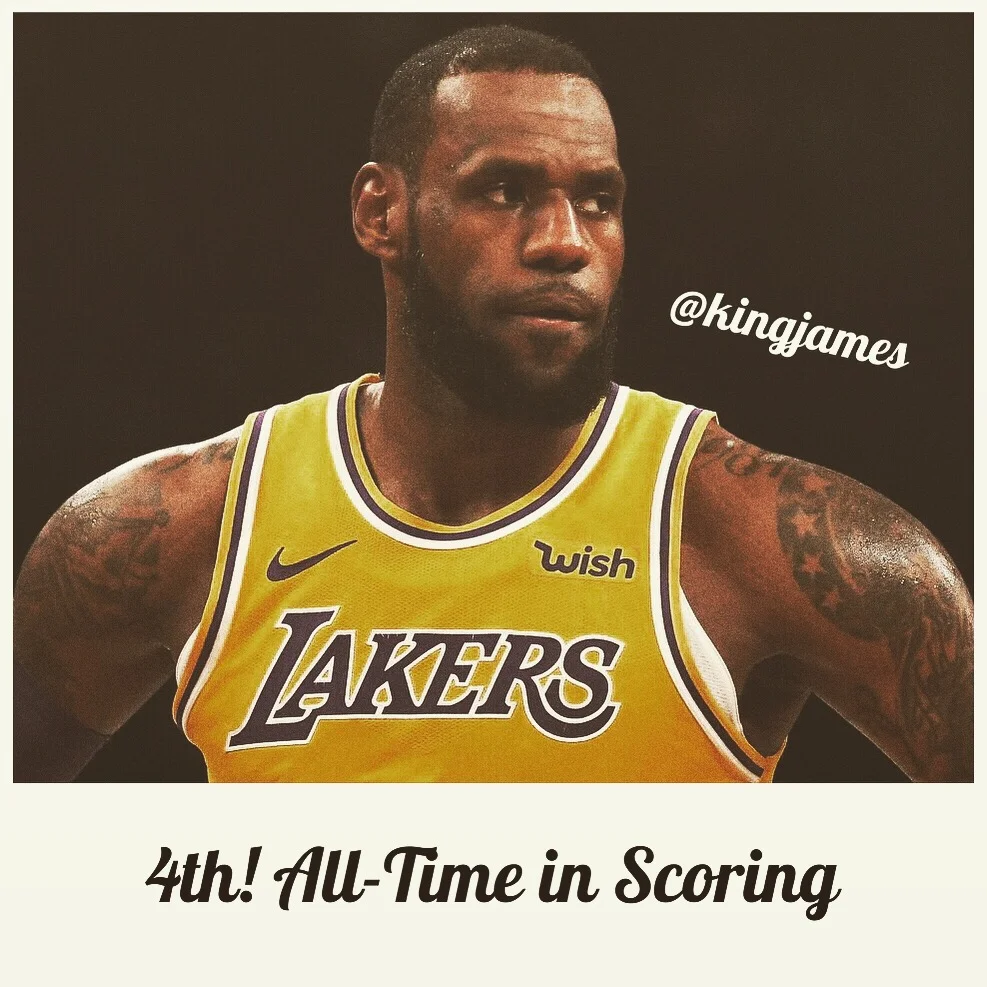 LeBron: 4th All-Time in Scoring 