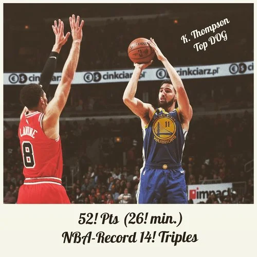 Klay: 14 Threes! (NBA-Record)