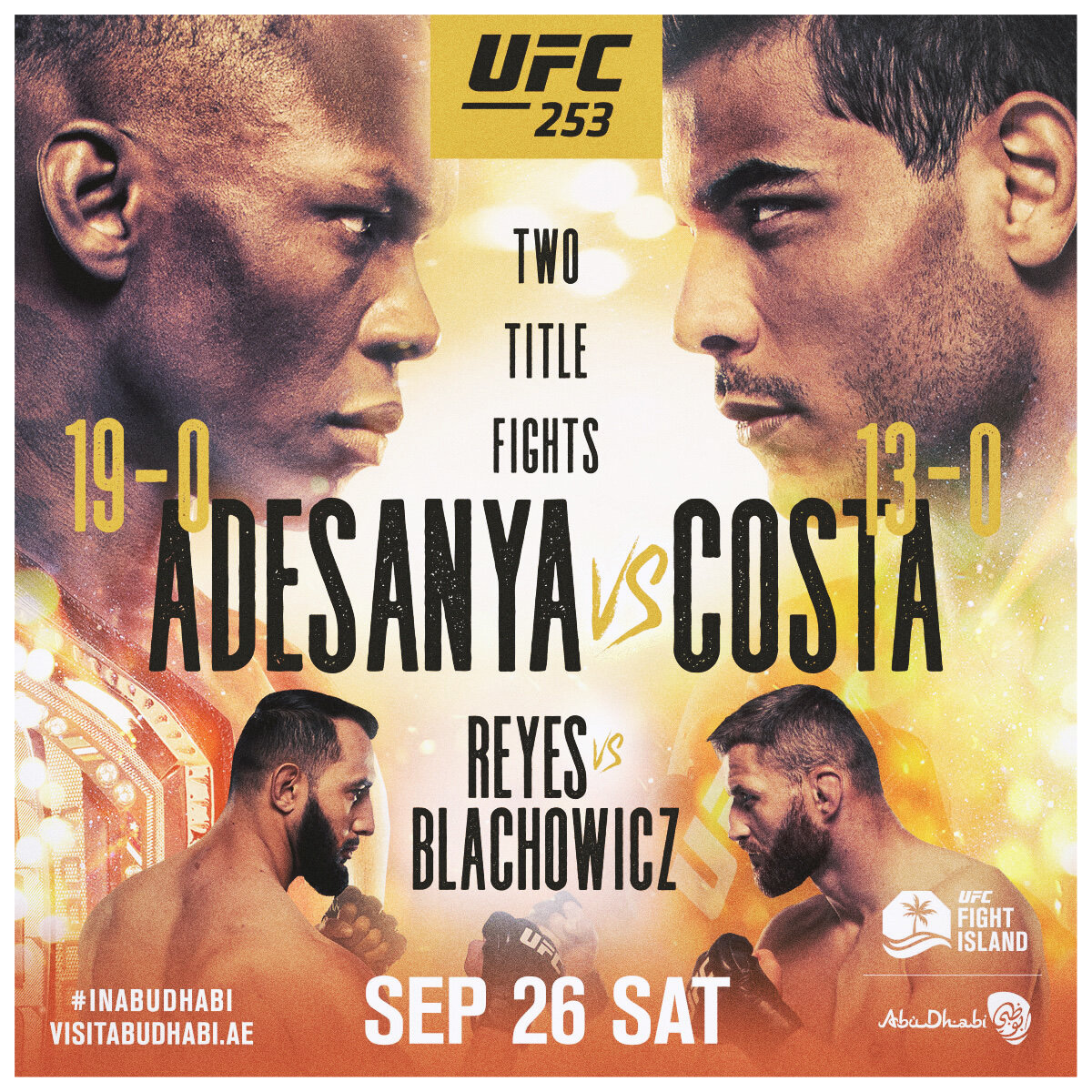 UFC 253: Adesanya v. Costa