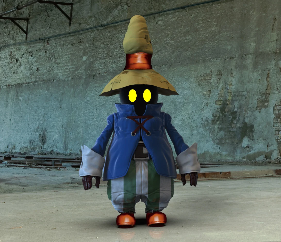 3D rendering of Vivi with Background