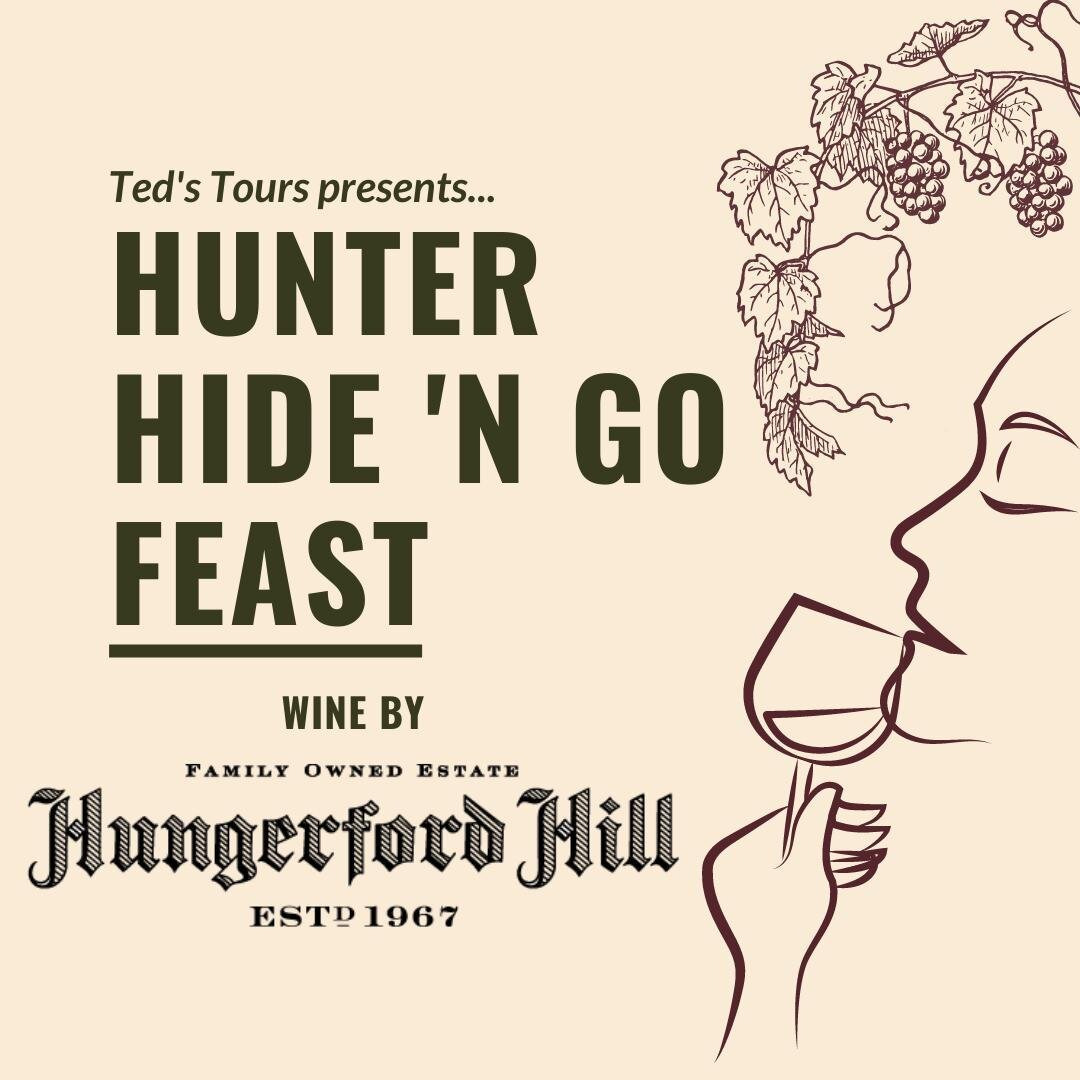 Some of you guessed it right! @hungerfordhill will be joining us at Hunter Hide 'N Go Feast! ⁠
⁠
They have joined forces with our wonderful team and chef to pair the best food with the best wines! ⁠
⁠
Are you after a sneaky discount code for your tic