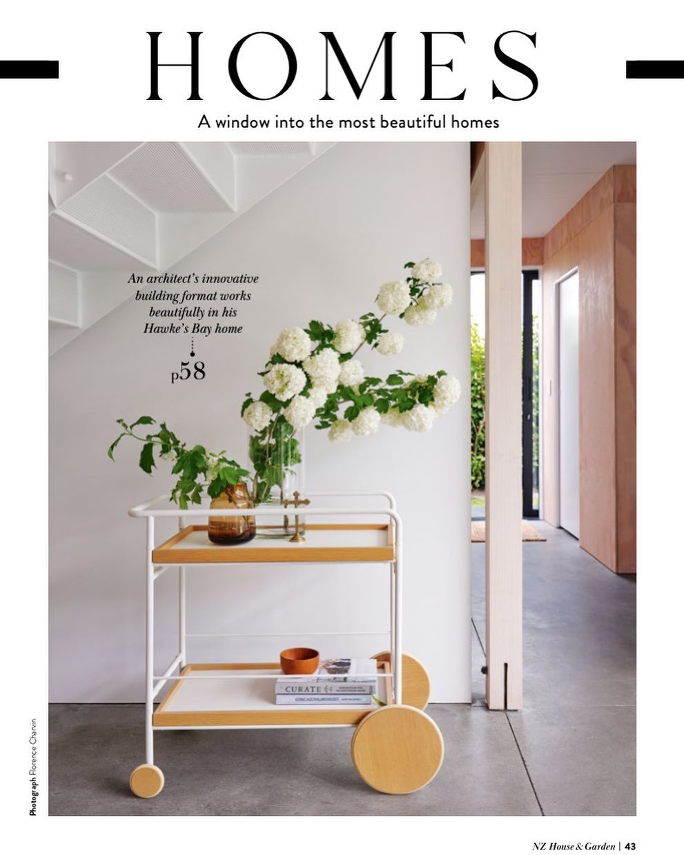 our home,&thinsp;
featured in the @nzhouseandgarden May issue.&thinsp;
&thinsp;
&ldquo;We had long talked about coming back to Hawke&rsquo;s Bay to be with my sisters and my Mum, then we spotted a section while walking Mum&rsquo;s dog, and since the 