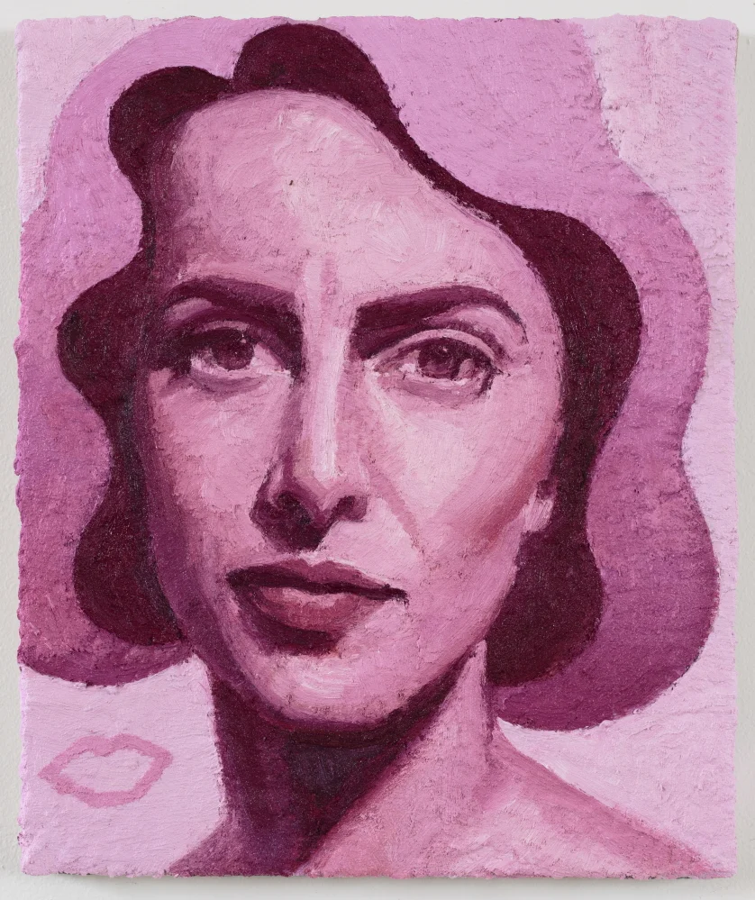 Portrait of a Woman in Pink
