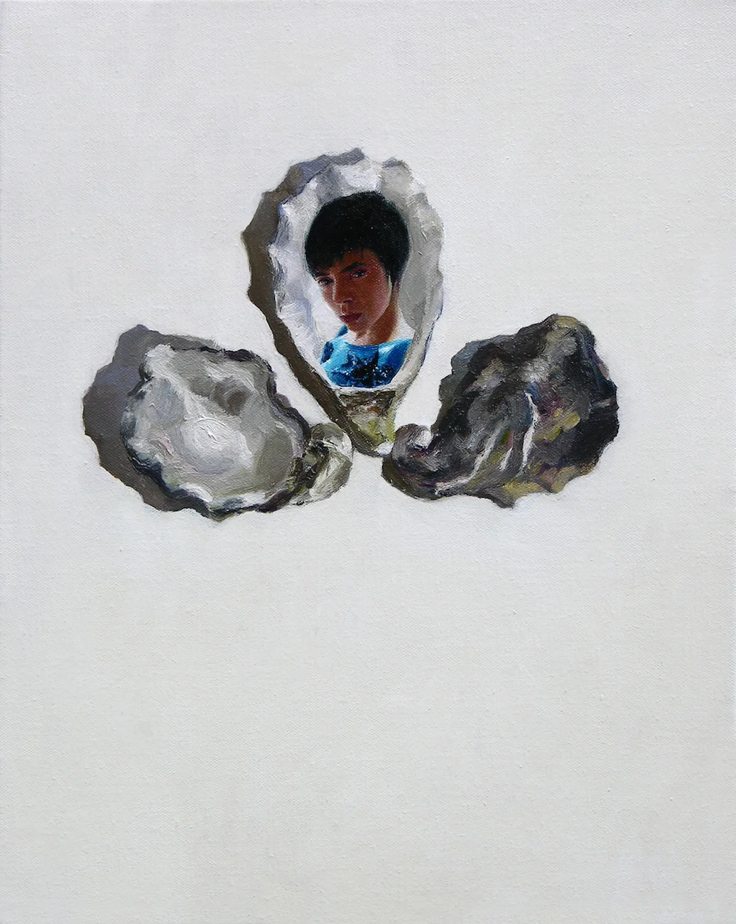 Self-portrait in Shell