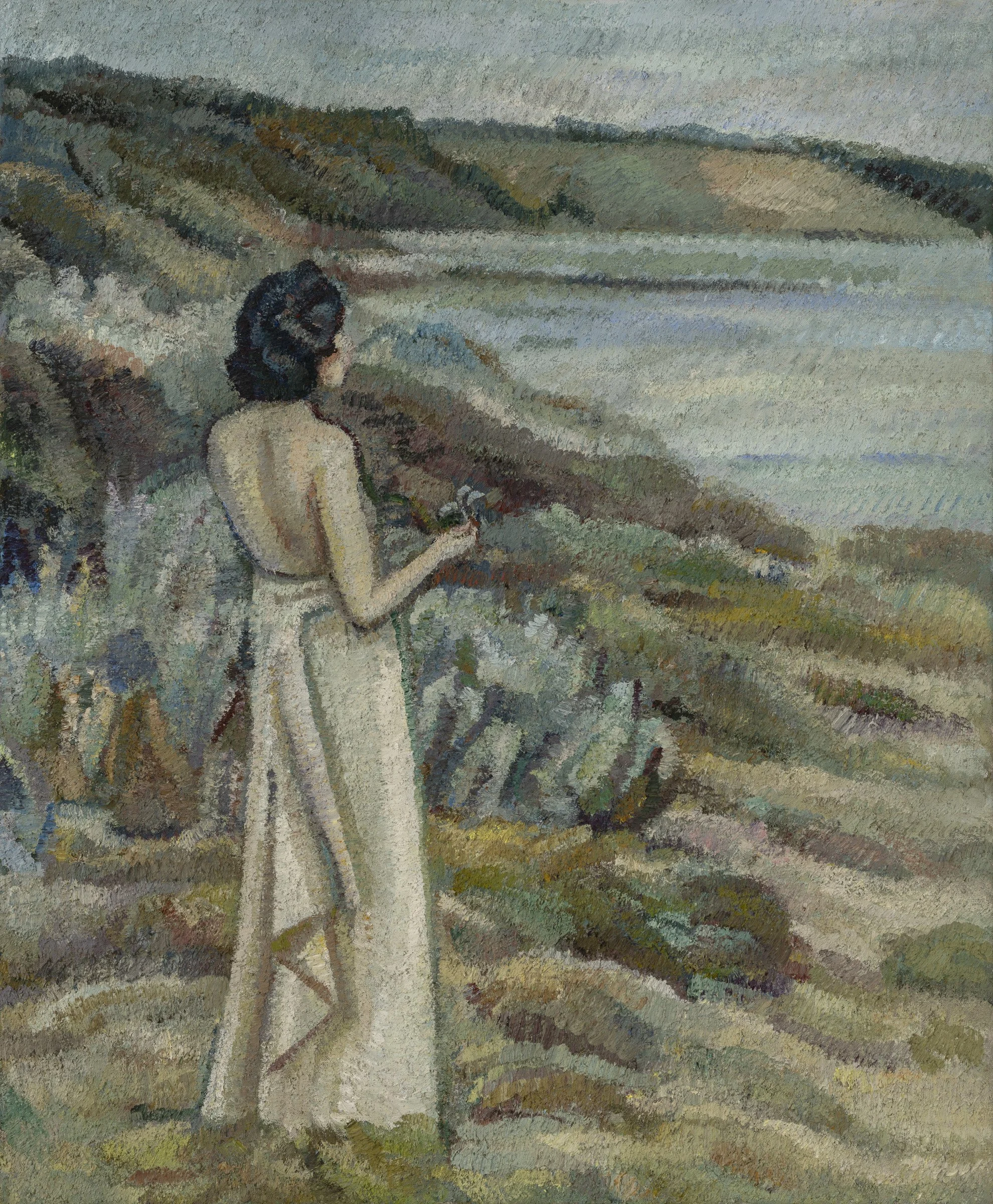 Surplombant la baie d’Aiaia (Overlooking the bay of Aiaia)