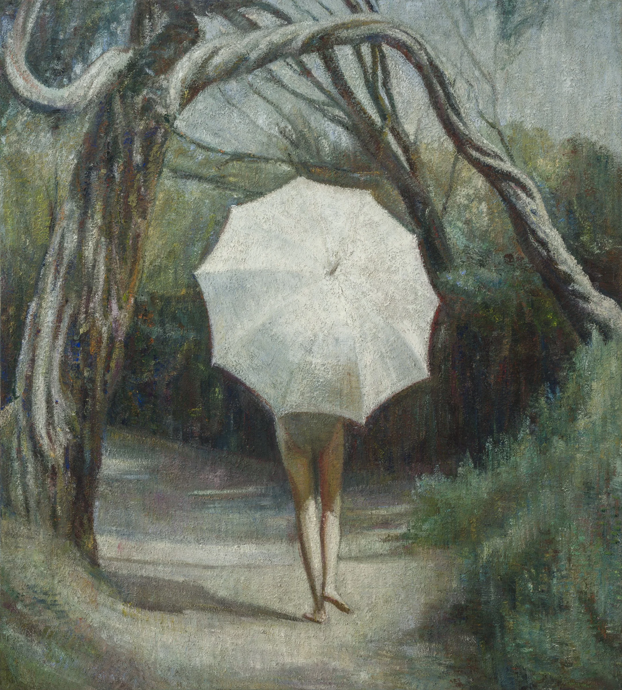 Bather among the Trees 