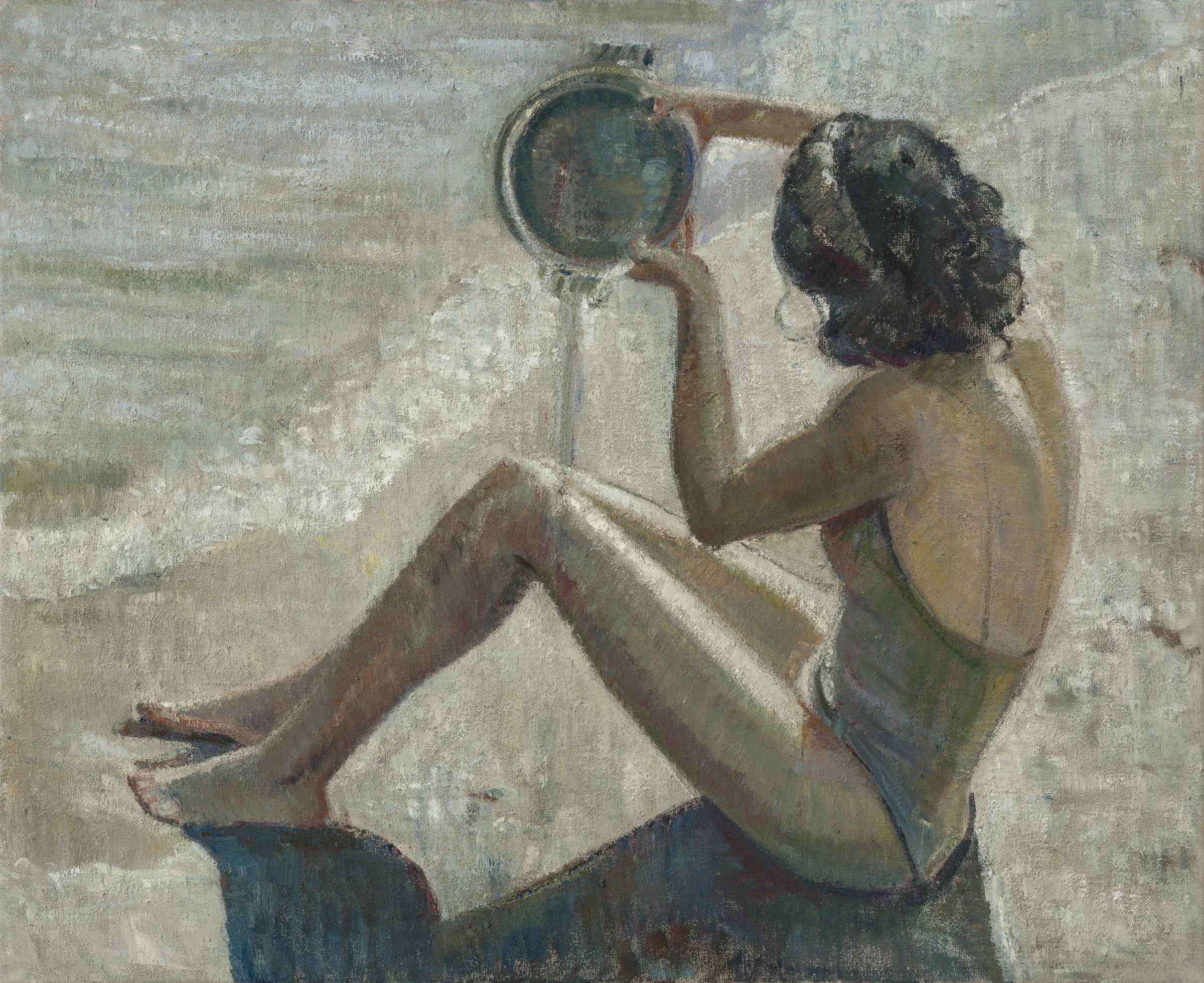 Seated Bather with Vessel