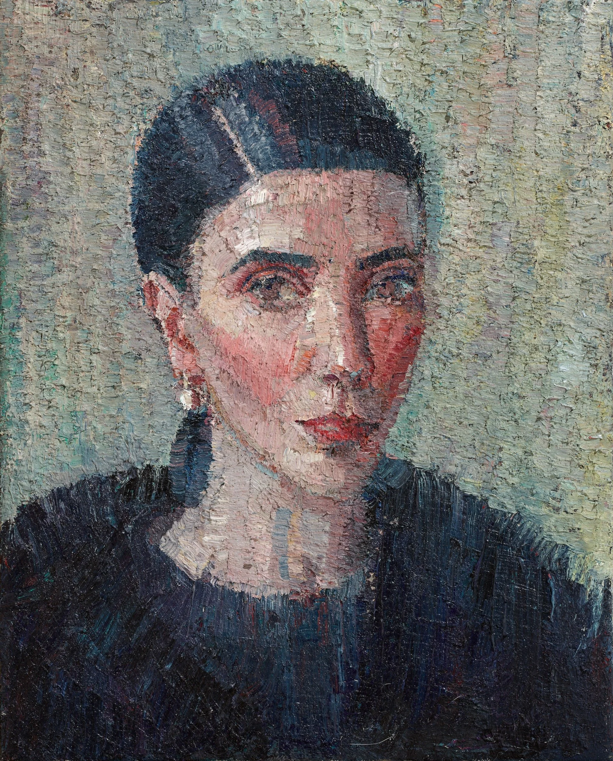 Self-portrait (Blue Grey), 2025-26