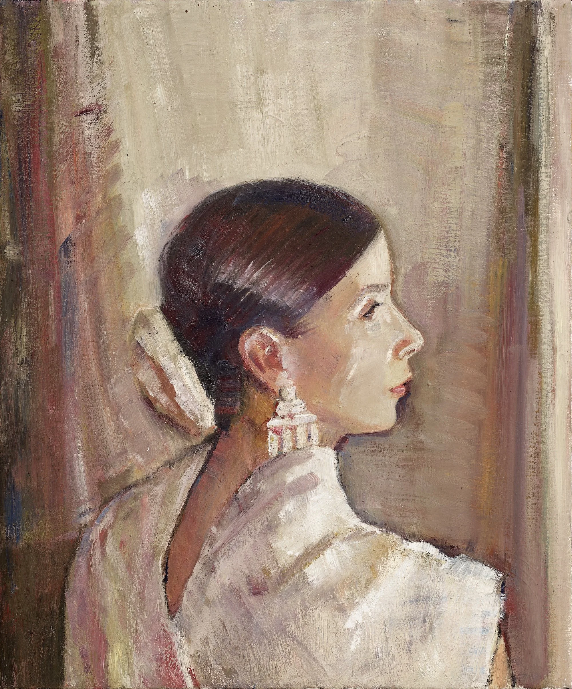 Profile (Ivory Chignon), 2026