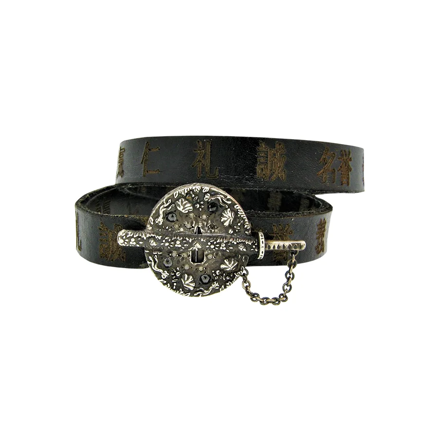 BUSHIDO BRACELET - OXIDIZED SILVER