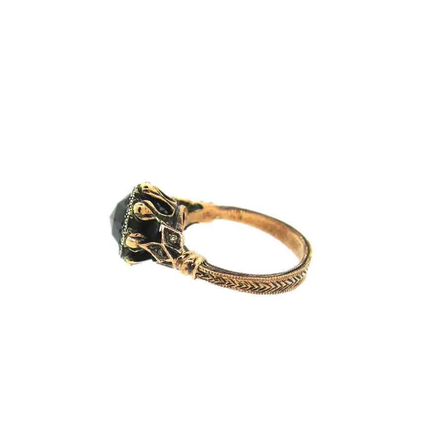 BLACK ROSECUT ENG.RING