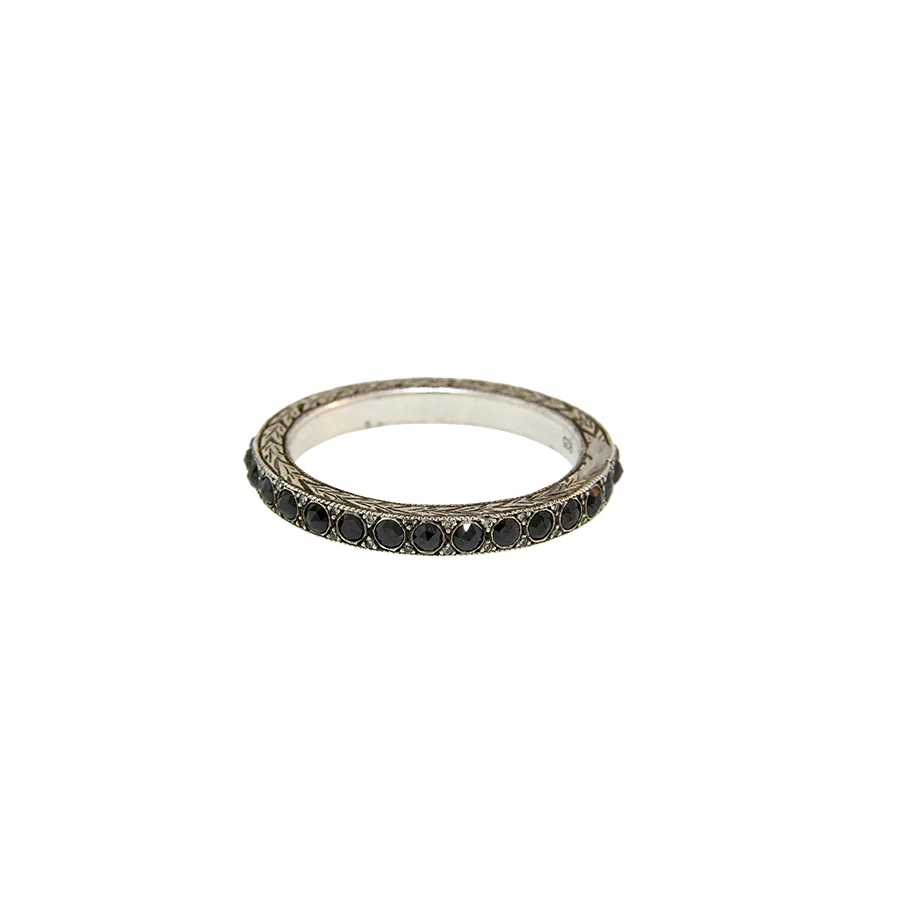 BLACK ROSECUT 3MM  BAND