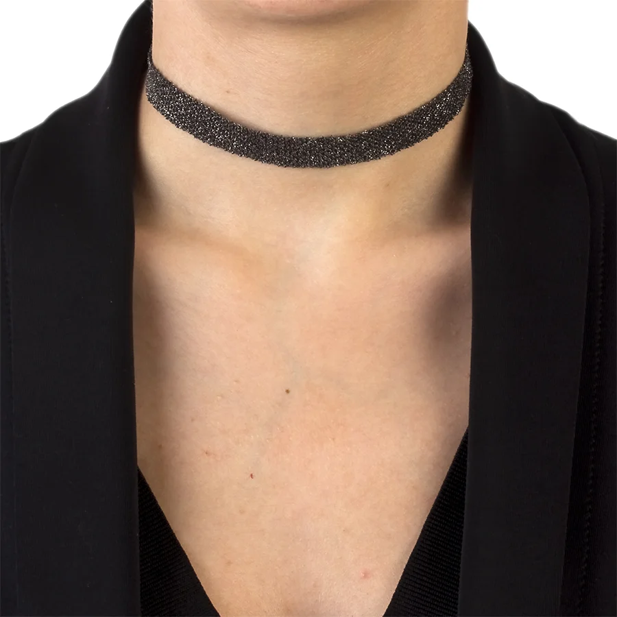 MESH SILVER CHOKER