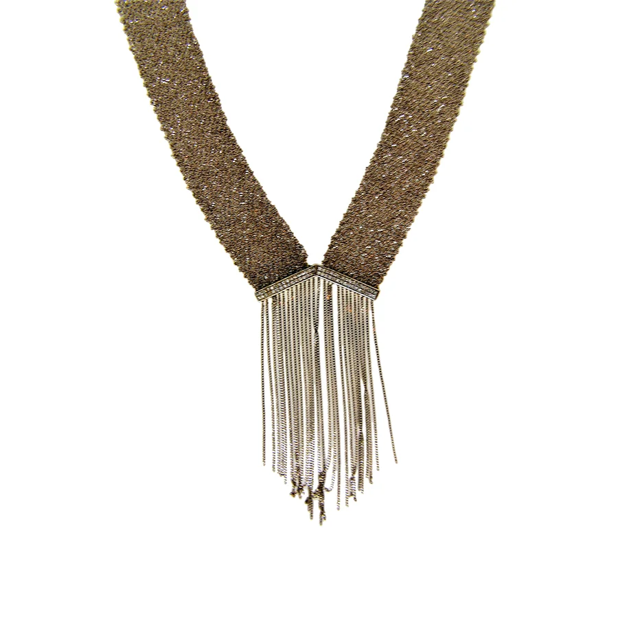 MESH SILVER NECKLACE