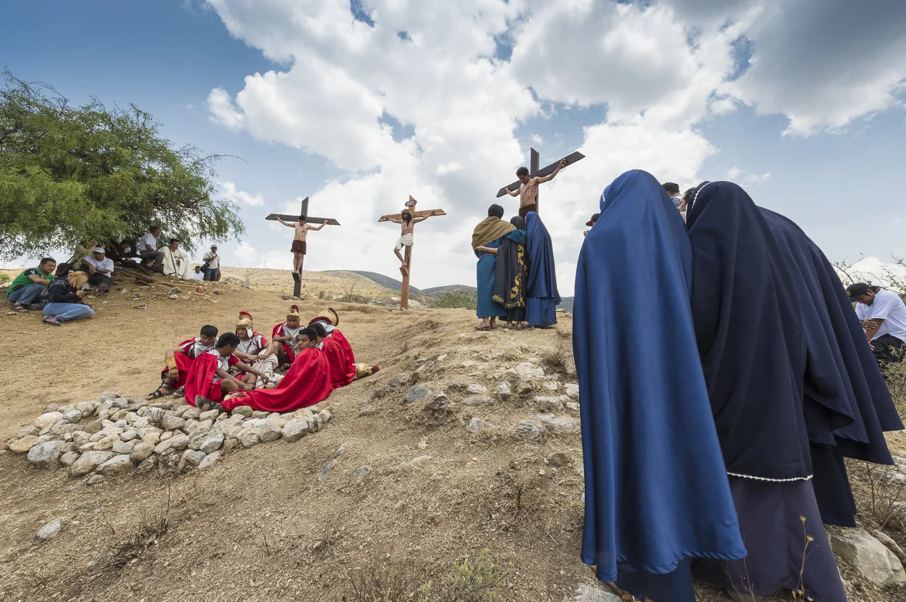 Pasión de Cristo, Animas Trujano, Oaxaca, México.
