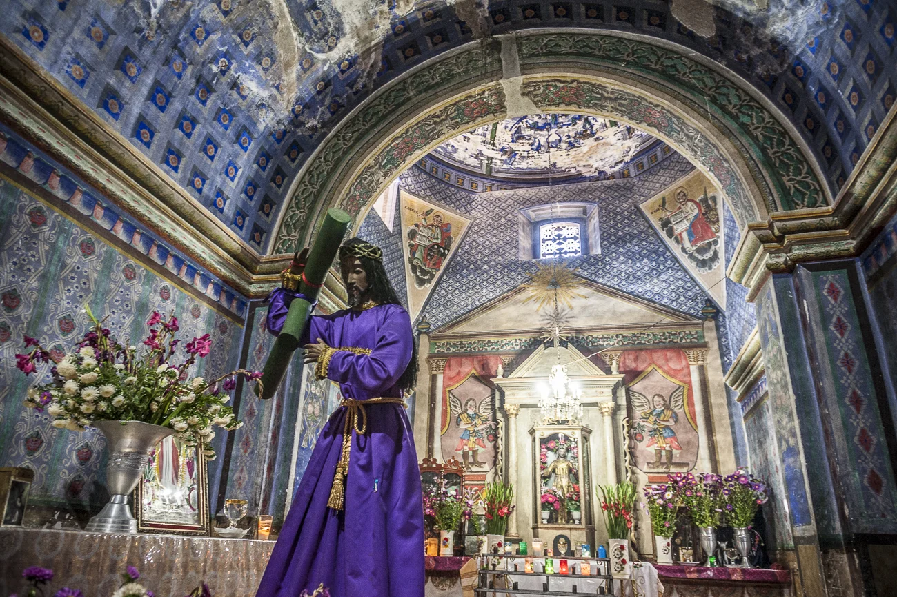 3 Templo del siglo XVII dedicado a San Lucas uno de los cuatro evangelistas, con imagen de Jesús el Nazareno que sale en proseción en Semana Santa.