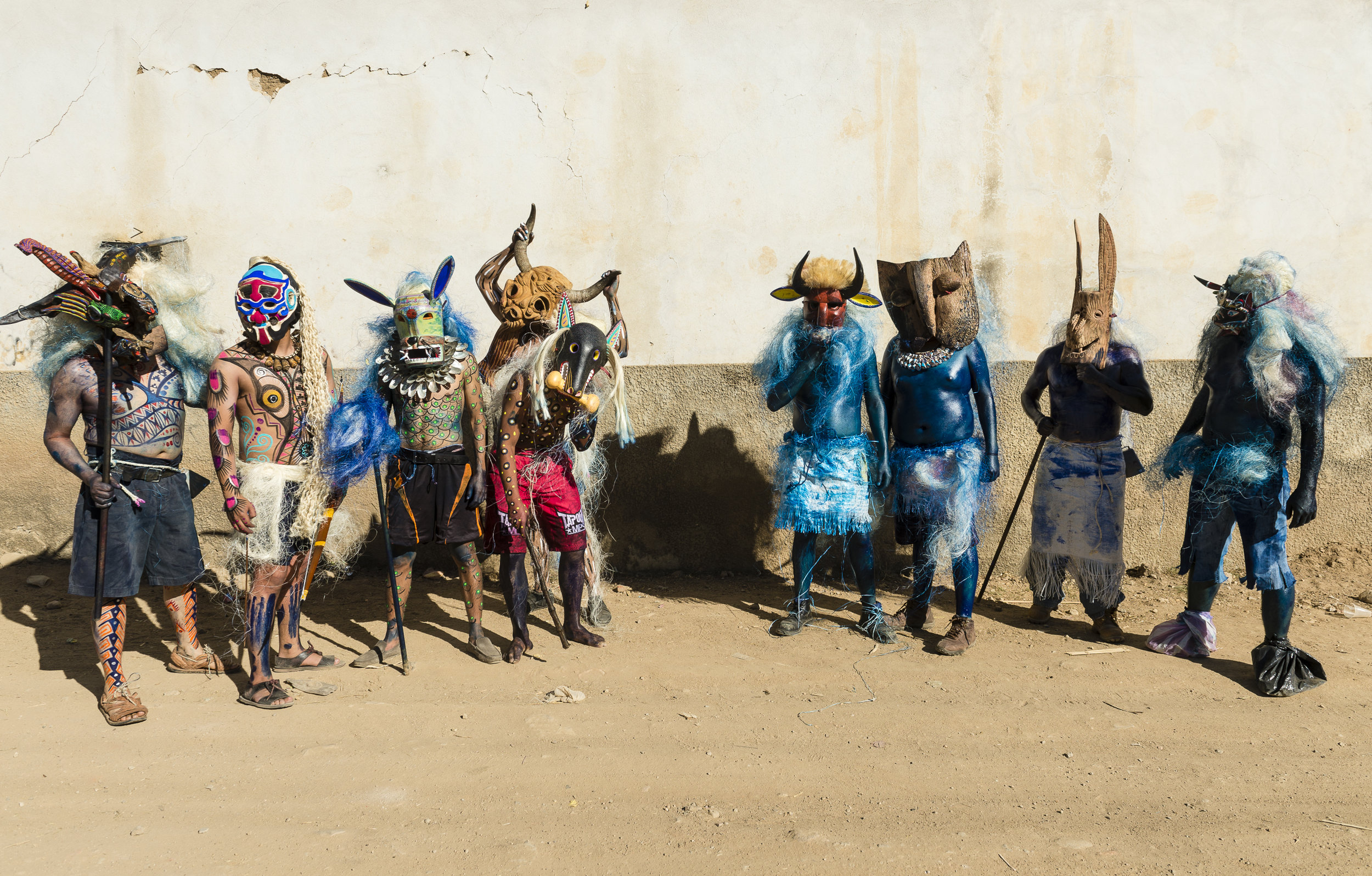   Diablos , San Martín Tilcajete, Oaxaca. 2015 