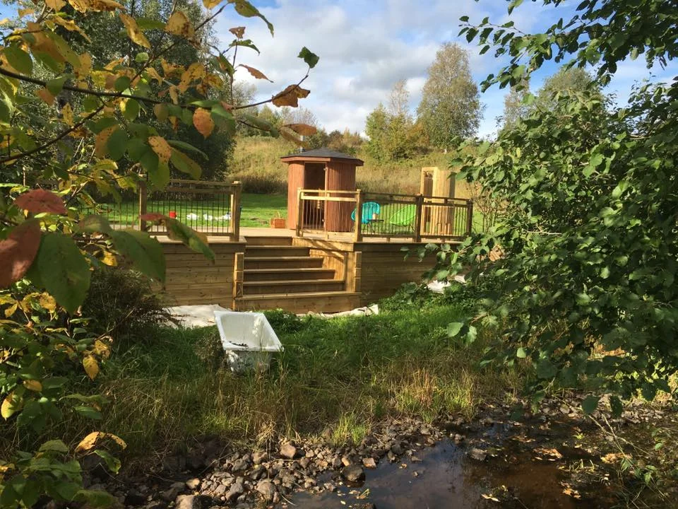 If you want to you can try the Sauna Paradise out that Petra and Fredrik have got where they live!