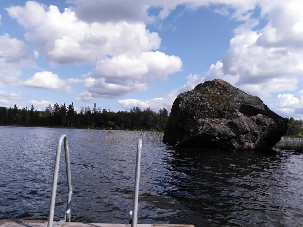 Beautiful lake nearby Helsinglight. Perfect spot to relax and create. Photo by Robin Tynan