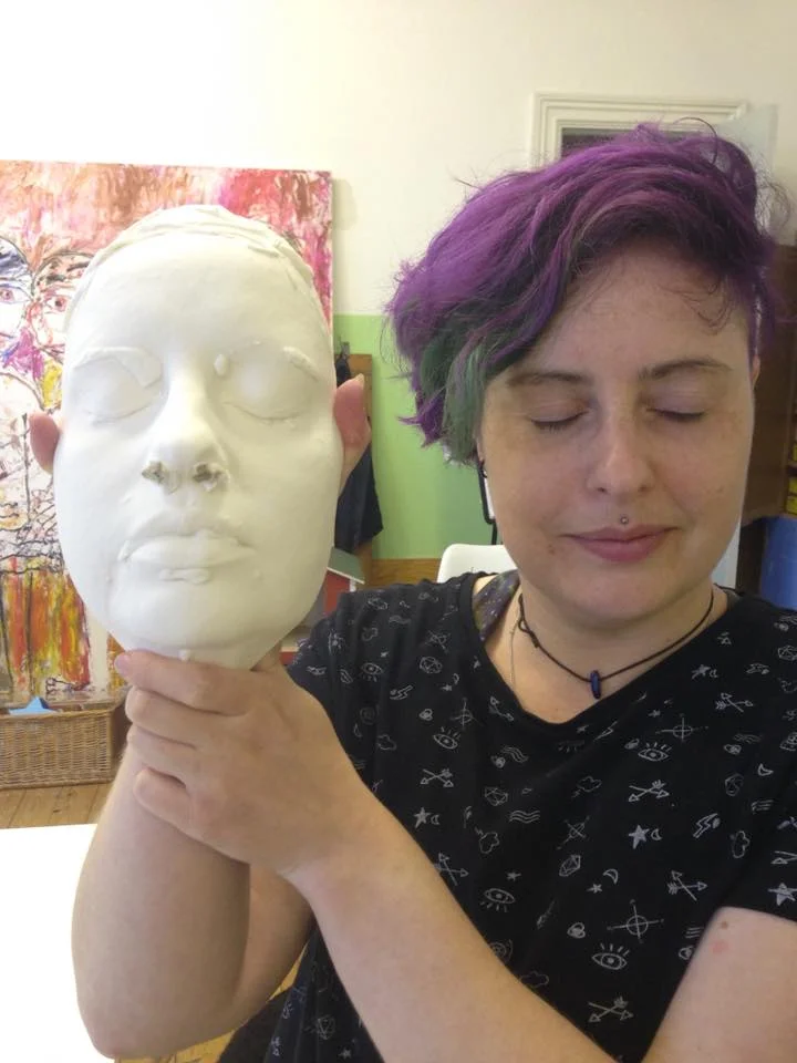 Every artist who stays in Helsinglight AAiR gets their face lifecasted. There will be a wall full of artists faces at Helsinglight as a tribute to the ones who stayed and created here.