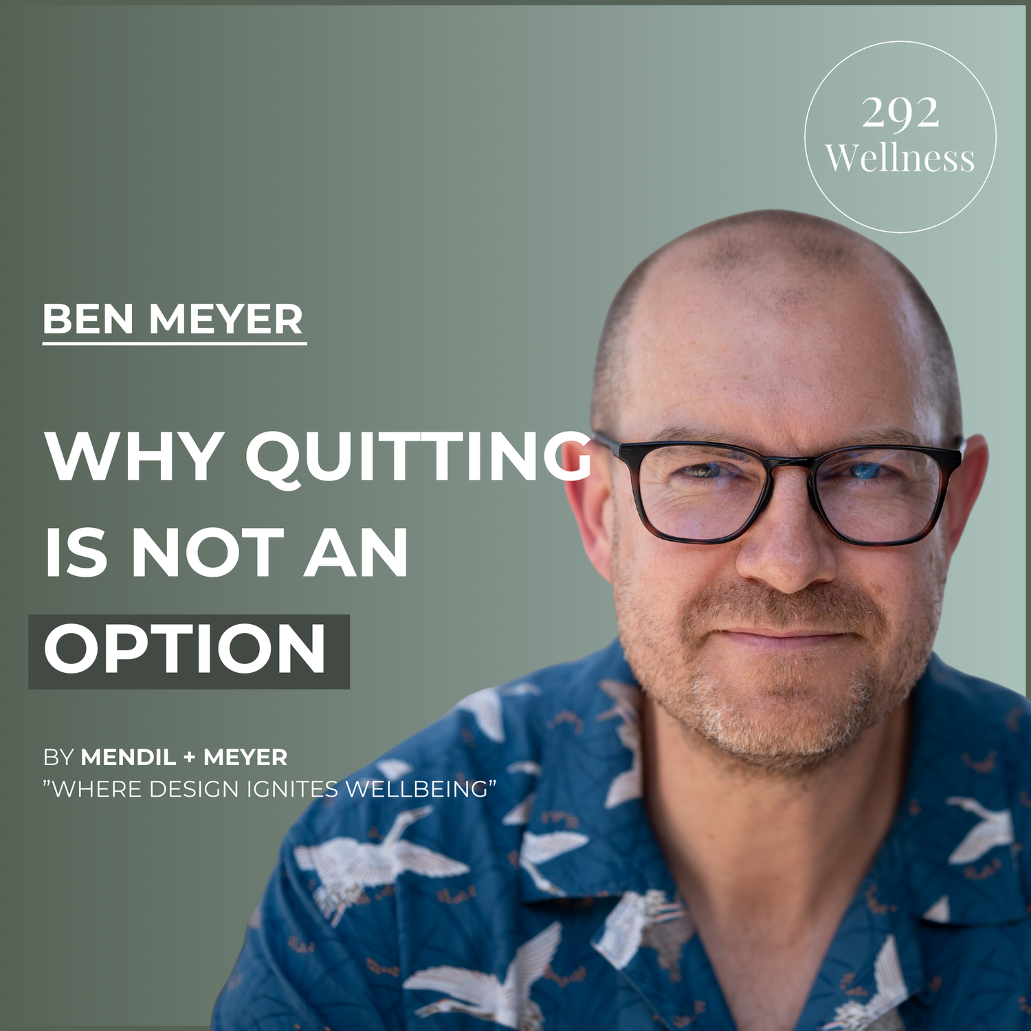 Why Quitting Is Not An Option - Ben Meyer| 292 Wellness Ep 002 episode artwork
