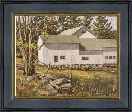 White Barn Framed.jpg