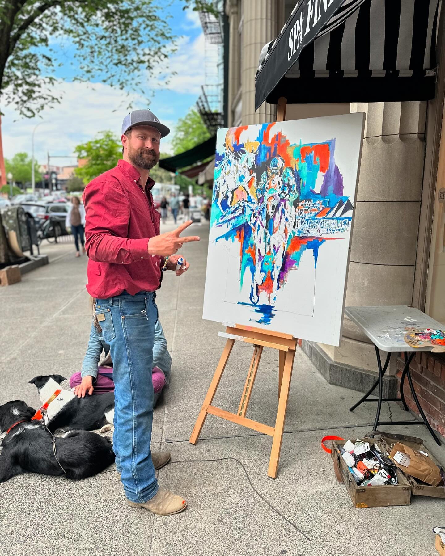 Stop by the gallery throughout the weekend to visit with returning artist, Bradley Chance Hays! 

Celebrate Preakness weekend with a little live painting! 

#equineart #saratogafineart #saratogasprings #bradleychancehays #oilpainting #livepainting #s
