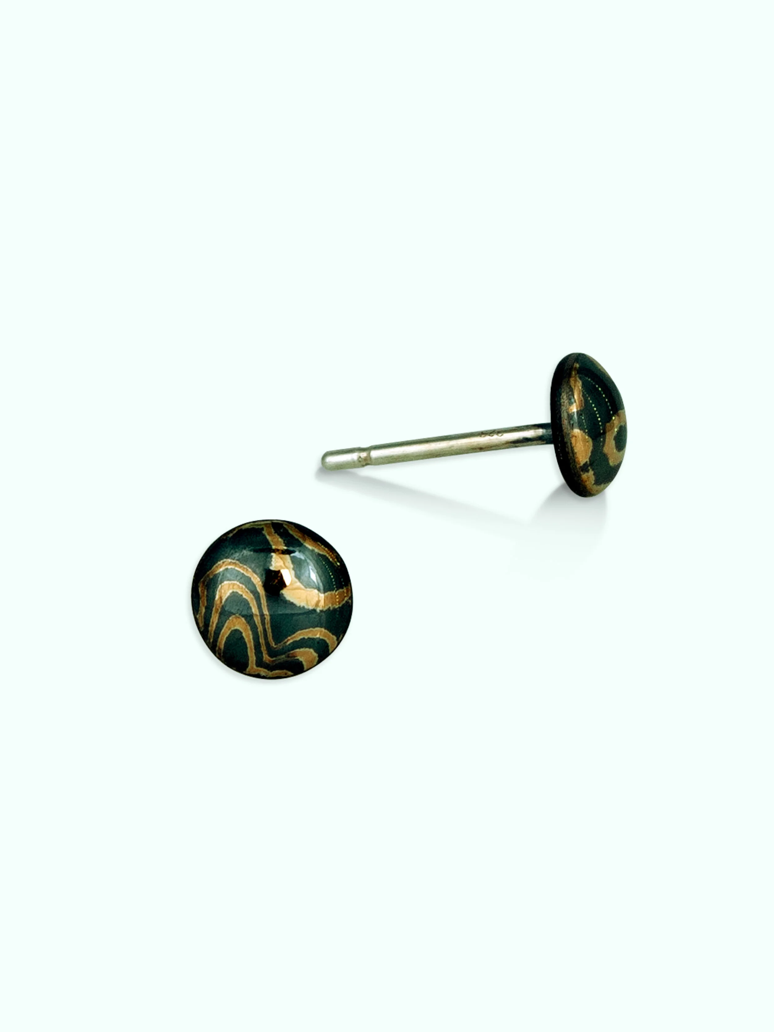 Makume Gane Au Ag Earrings